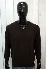 Maglione Robe Di Kappa Uomo Taglia 3XL Marrone Lana Sweater Pullover Man Slim 