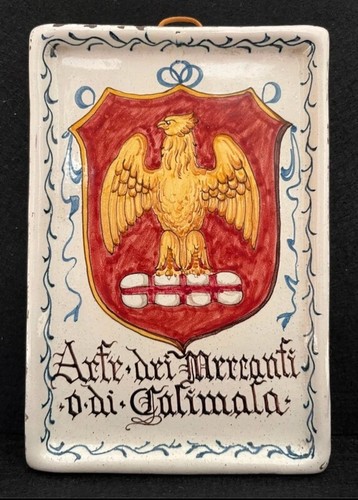 Targa insegna maiolica - insegna,