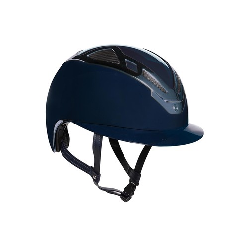 Casco apex cromato blu - cromato, navy
