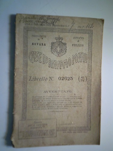 Libretto postale casse di - libretto,