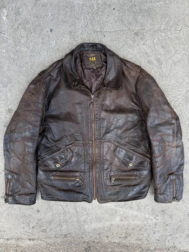 Giacca vintage vera pelle max - giacca,
