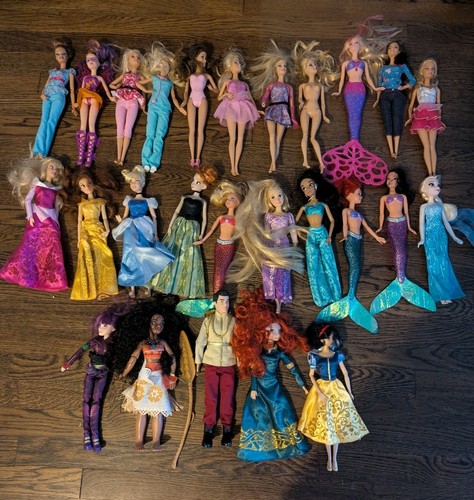 Bambole disney barbie - e,