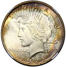 1922 NGC MS 64 dollaro della