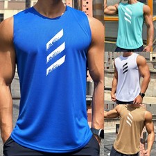 Canotta canottiera uomo corsa palestra smanicata asciugatura rapida sport muscoli