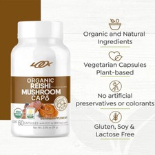60 Ganoderma Lucidum Biologico