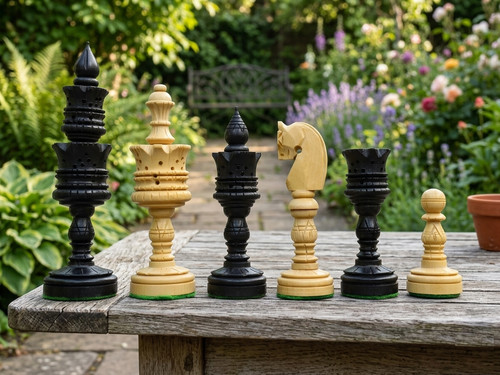 Set pezzi scacchi indiani - , in