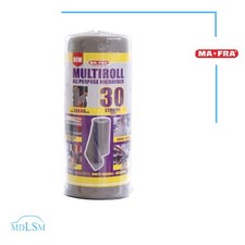 MAFRA Rotolo Panni Microfibra Multiuso 30 Strappi 30x40cm Pulizia Auto Officina