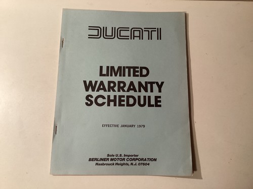 Ducati scrittura garanzia - ducati,