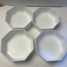 Ciotole snack ottagonali vintage cocktail noci condimento ponte festa set 4 pezzi wht 6,5