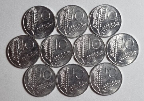 Lire 1978 lotto 10 monete - 1978,
