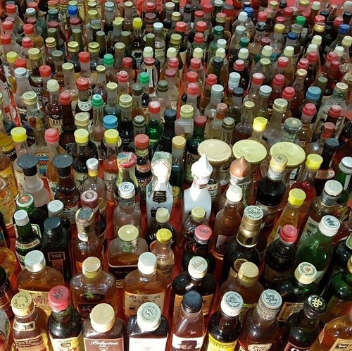 Bottiglietta mignon liquore - ,
