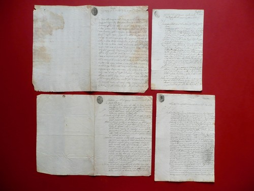Quattro manoscritti atti - quattro,