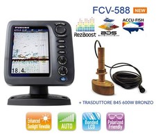 FURUNO FCV 588 ECOSCANDAGLIO / FISH FINDER - CON TRASDUTTORE B45 600W BRONZO