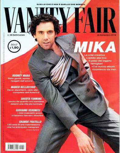 Vanity fair magazine - vanity, mika