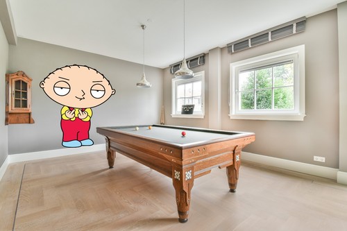 Adesivo murale stewie - murale,