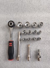 Chiavi a Bussola 1/4 a Cricchetto Professionali Set 16 Pz - WÜRTH