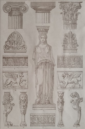 Antica stampa del 1887 - antica,