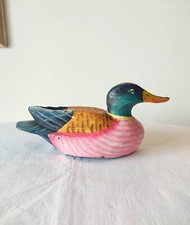 Anatra vintage di legno