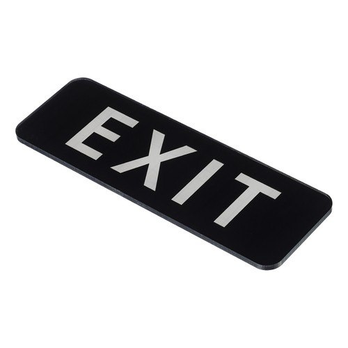 Exit acrylique 9x3 - exit, 9x3"
