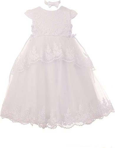 Vestito bianco bambina taglia