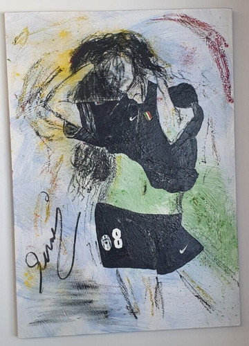 Dipinto ragazza juventina - ", juventina"