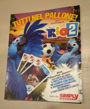 [GA18] ALBUM FIGURINE TUTTI NEL PALLONE RIO 2 - SIMPLY - OTTIMO - QUASI COMPLETO