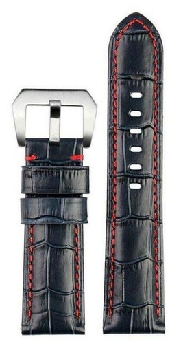 Cinturino orologio pelle - , blu