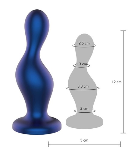 Fallo anale liscio silicone - fallo,