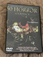 50 Horror Halloween Classics DVD Collectors Ed 5 Disk Set  fast ship tracking