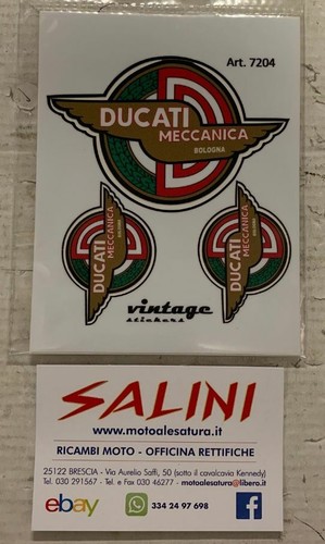 Adesivo vintage ducati - adesivo,