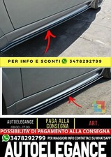 ✨MINIGONNE LATERALI Nero Lucido ABS ADATTE Per Mini Cooper R53 S JCW 2003-2006✨