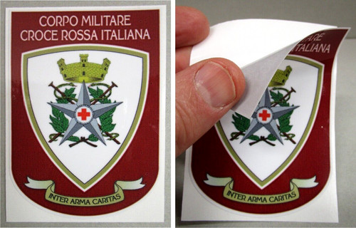 Adesivo corpo militare croce - adesivo,