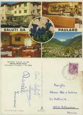 PAULARO -UDINE -ALBERGO MONTE SERNIO CARTOLINA