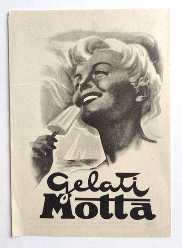 Pubblicita gelati motta old - gelati, 1