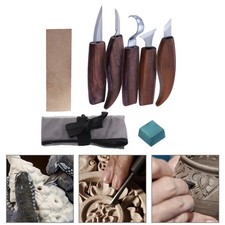 8 coltelli da intaglio a mano