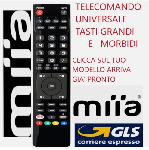 Telecomando universale tv - universale,