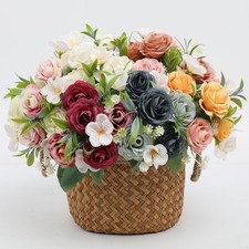 Mazzo di fiori in seta rose