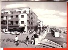 CARTOLINA  FRANCAVILLA AL MARE  B/N VIAGGIATA  1968 LUNGOMARE  ANIMATA     OCC