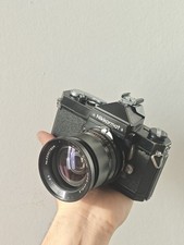 Macchina Fotografica Analogica Nikon Nikkormat Ftn 28mm 2.5 Rullino Vintage