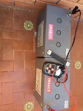 Kit BATTERIE 195AH 12V AGM FOTOVOLTAICO  SOLARE NAUTICA CAMPER AMP