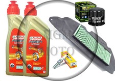 TAGLIANDO HONDA SH/300 i ABS OLIO CASTROL 10W30 FILTRI CANDELA 2019