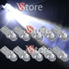 10 Lampade LED T10 1SMD BIANCO Lampadine Luci Targa e Posizione W5 Auto Palla 