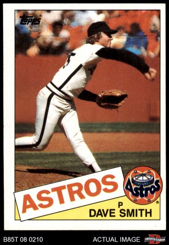 1985 topps 123 dave - dave, smith