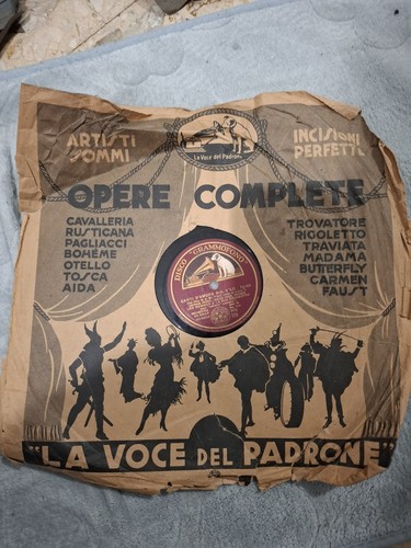 Disco giri grammofono - disco, voce