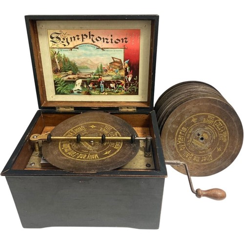 Symphonion music box tipo - music,