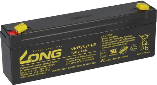 12v 2ah compatibile - 12v, 2,2ah