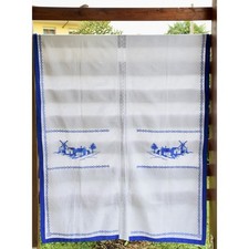 ANTICA TENDA RICAMATA A MANO +