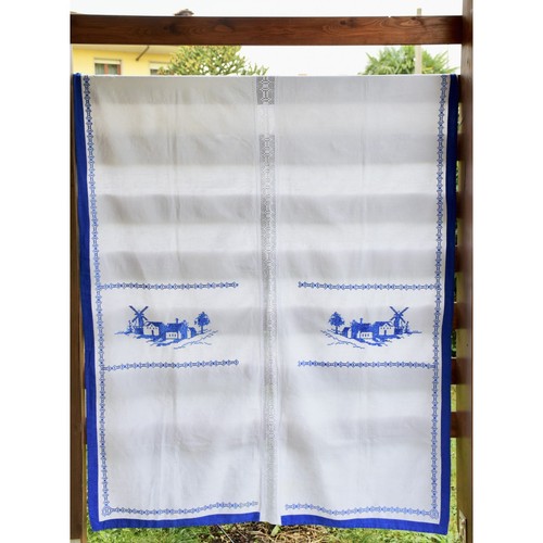Antica tenda ricamata - antica,