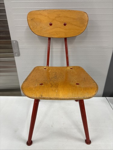 Sedia scuola bambini vintage
