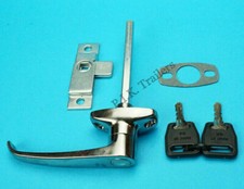 Maniglia a L cromata e